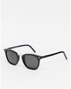 Квадратные солнцезащитные очки унисекс в черной оправе Ando Monokel eyewear