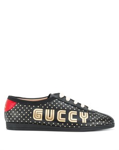 Кроссовки с принтом звезд с логотипом Gucci
