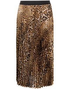 Плиссированная юбка Joyce с леопардовым принтом Zadig&voltaire