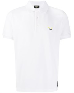 Рубашка поло с вышитым логотипом Fendi