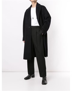 Длинное пальто с поясом Solid homme