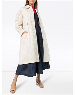 Расклешенное пальто с вышивкой Simone rocha