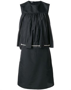 Присборенное платье с контрастными завязками Calvin klein 205w39nyc