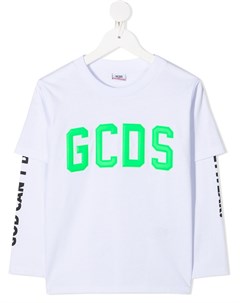Многослойная футболка с логотипом Gcds kids