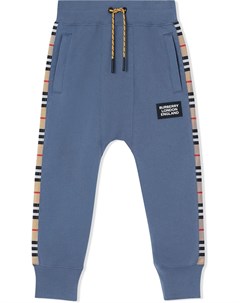 Спортивные брюки с полосками Icon Stripe Burberry kids