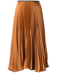 Атласная плиссированная юбка Lisa Eva