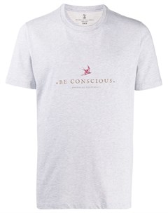 Футболка Be Conscious с короткими рукавами Brunello cucinelli