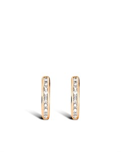 Серьги кольца RockChic из розового золота с бриллиантами Pragnell