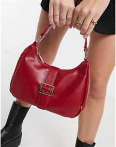 Красная сумка на плечо с пряжкой в стиле 90 х Svnx