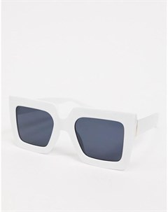 Белые солнцезащитные очки Svnx