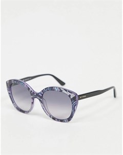 Круглые солнцезащитные очки с мраморным эффектом Etro