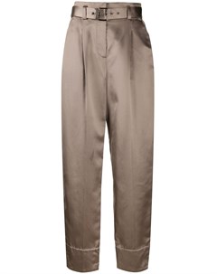 Атласные брюки широкого кроя Brunello cucinelli