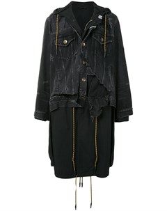 Пальто асимметричного кроя Maison mihara yasuhiro