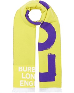 Жаккардовый шарф с логотипом Burberry