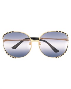 Солнцезащитные очки в массивной круглой оправе Gucci eyewear