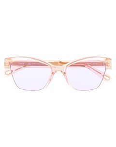 Солнцезащитные очки в массивной оправе Chloé eyewear