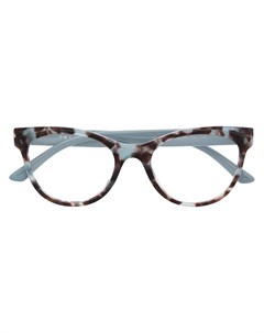 Очки в квадратной оправе черепаховой расцветки Prada eyewear