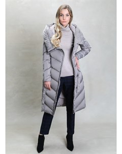 Длинное пуховое пальто с поясом Ostin