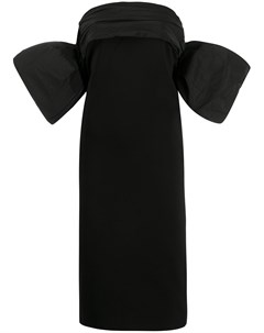 Платье без бретелей с объемными рукавами Givenchy