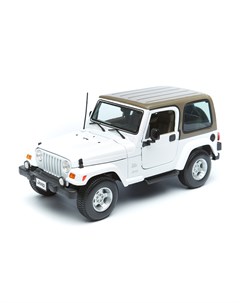 Машинка Jeep Wrangler Sahara 1 18 белый Maisto