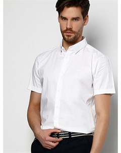 COLINS белый мужской рубашки короткий рукав Colin's