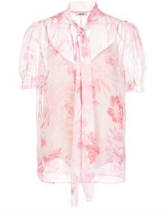 Прозрачная блузка с цветочным принтом Jason wu