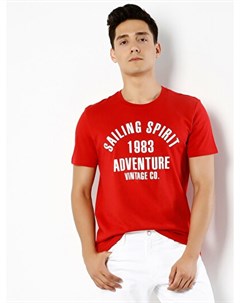 COLINS красный мужской футболки короткий рукав Colin's