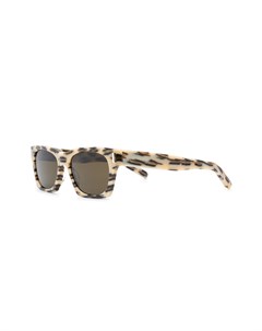 Солнцезащитные очки с леопардовым принтом Saint laurent