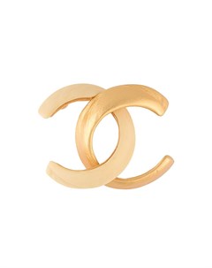 Брошь 2000 го года с логотипом CC Chanel pre-owned