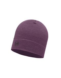 Шапка Midweight Merino Wool Hat Purple Melange Buff
