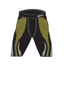 Шорты Equilibrium Cycling Shorts Man Black lemon Черный желтый Accapi