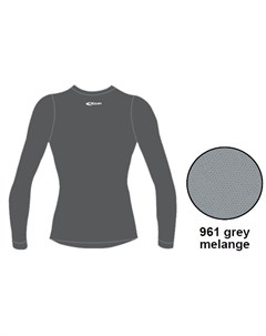 Футболка С Длинным Рукавом Tecnosoft Plus Long Sl t Shirt Man Grey Серый Accapi