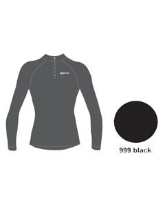 Футболка С Дл Рукавом Techosoft Plus Evo Long Sl T Shirt 1 2 Zip Woman Black Accapi