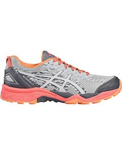 Беговые Кроссовки 2017 Gel Fujitrabuco 5 Серый серебристый розовый Asics