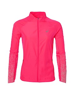Куртка Беговая 2017 Lite Show Jacket Розовый Asics