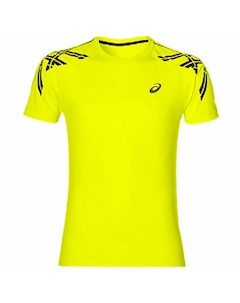 Футболка Беговая 2017 Stripe Ss Top Желтый Asics