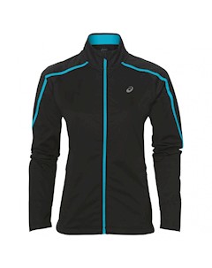 Куртка Беговая 2017 18 Softshell Jacket Черный синий Asics