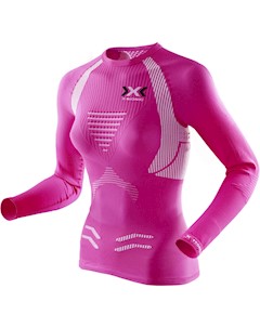 Футболка 2016 17 Running Lady The Trick Ow Shirt Lg Sl P075 Розовый X-bionic