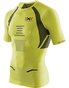 Футболка 2016 17 Running Man The Trick Ow Shirt Sh Sl E145 Жёлтый X-bionic