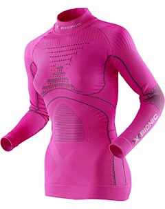 Футболка 2016 17 Lady Acc_Evo Uw Shirt Lg Sl Turtle Neck P115 Розовый X-bionic