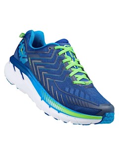 Беговые Кроссовки 2018 M Clifton 4 True Blue jasmine Green Hoka