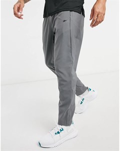 Серые спортивные брюки из плотной ткани Reebok
