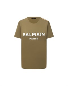 Хлопковая футболка Balmain