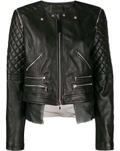 Куртка со стегаными рукавами Diesel black gold