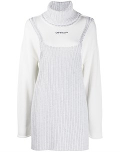 Платье свитер длины мини Off-white
