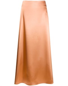 Длинная атласная юбка Jil sander