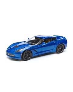 Машинка 1 18 Chevrolet Corvette Stingray Z51 2014 года синяя Maisto