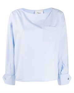Блузка с длинными рукавами и накладным карманом 3.1 phillip lim