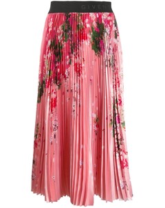 Юбка со складками и цветочным принтом Givenchy