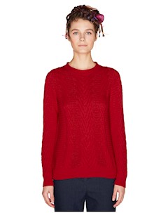 Фактурный свитер с круглым вырезом United colors of benetton